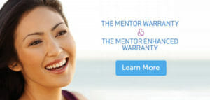 Happy Asian woman smiles optimistically set behind blurred beach scene.
